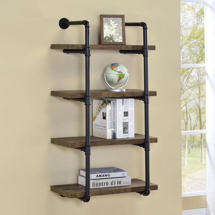 Elmcrest - 4-Shelf Wall Bookshelf - Simple Home Plus