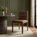 Ellis - Vegan Leather Upholstered Dining Chair (Set of 2) - Tan - Simple Home Plus