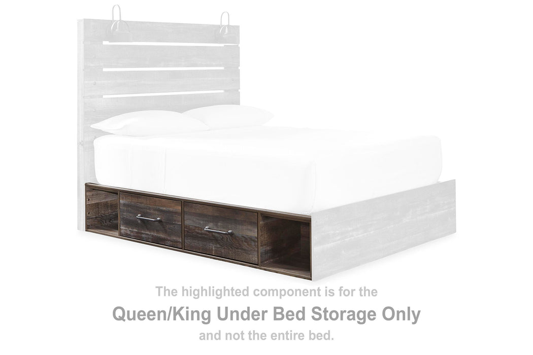 Drystan - Queen/King Under Bed Storage - Brown / Beige - Simple Home Plus