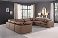Comfy - 8 Piece Faux Leather Modular Sectional - Simple Home Plus