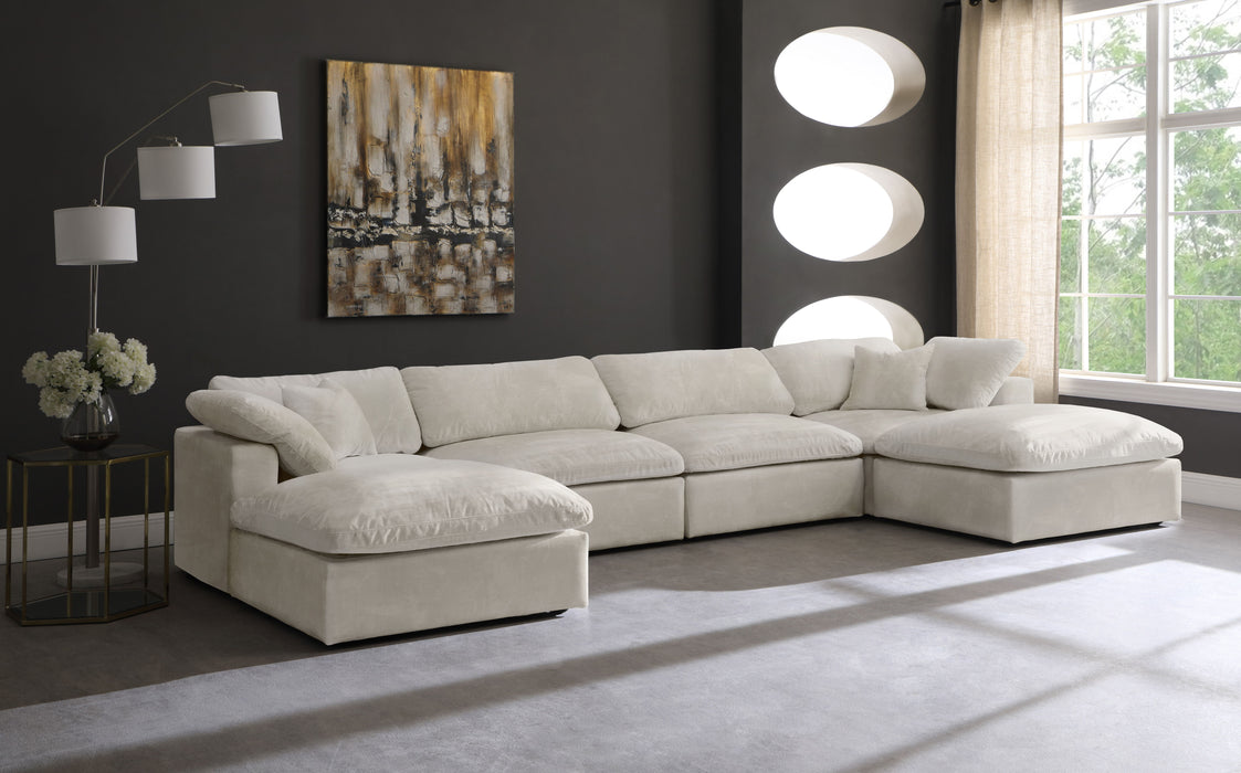 Cozy - 6 Piece Modular Double Chaise Sectional - Simple Home Plus