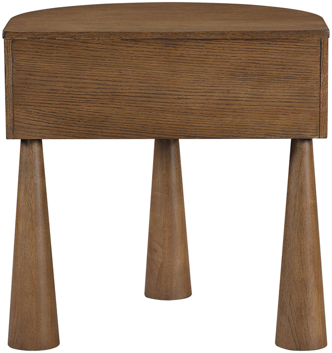 Oasis - Acacia Veneer And Solid Wood Night Stand - Simple Home Plus