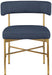 Rivage - Durable Dining Chair With Gold Frame (Set of 2) - Simple Home Plus