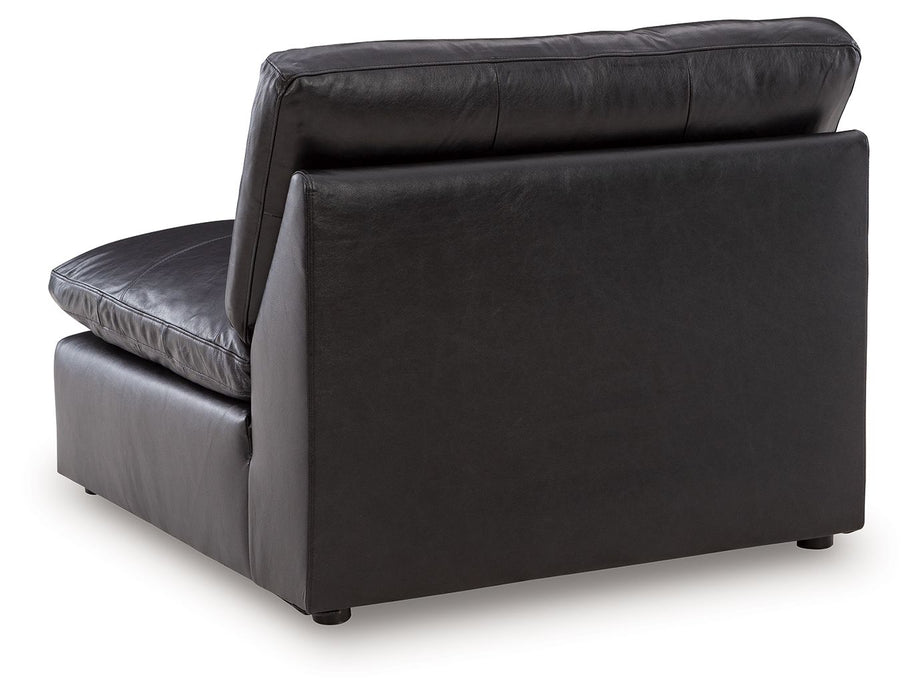 Emilia - Armless Chair - Black - Simple Home Plus