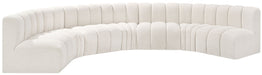 Arc - Boucle Fabric 7 Piece U-Shaped Modular Sofa - Simple Home Plus