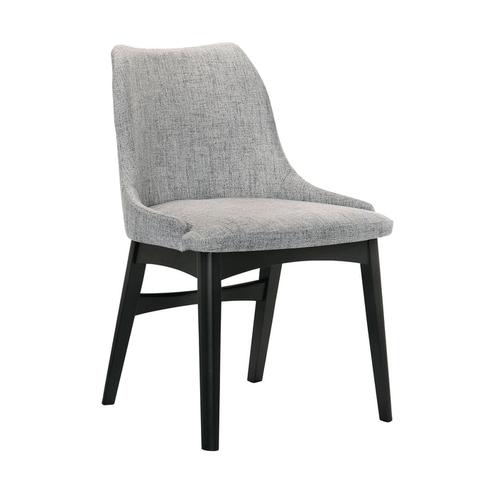 Azalea - Dining Side Chairs (Set of 2) - Gray / Black - Simple Home Plus