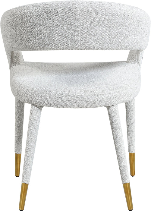 Destiny - Dining Chair - Cream - Fabric - Simple Home Plus