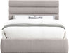 Adam - Linen Fabric Bed With 52" Headboard - Simple Home Plus