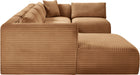 Shaggy - Fabric 5 Piece Modular U-Shaped Sectional - Simple Home Plus