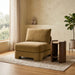 Hammond - Velvet Performance Fabric Upholstered Armless Chair - Simple Home Plus
