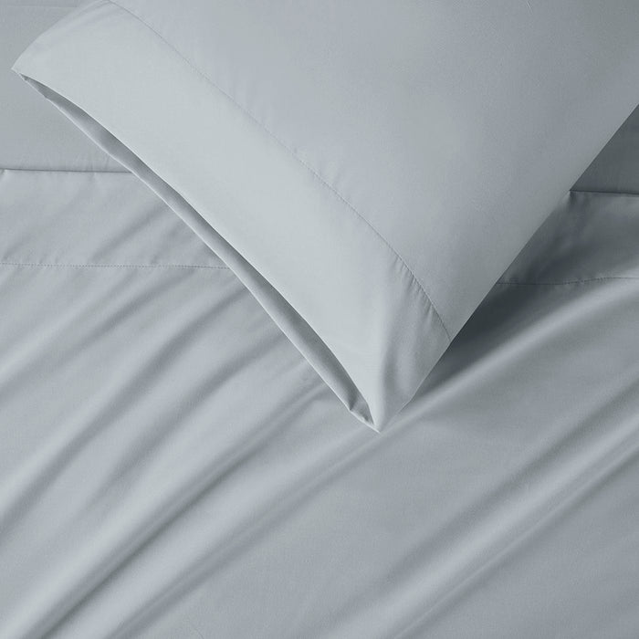 Microfiber - Twin Long All Season Wrinkle Free Sheet Set - Gray - Simple Home Plus