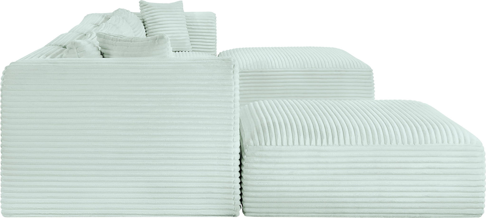 Shaggy - 6 Piece Modular Sectional With 2 Ottomans - Simple Home Plus