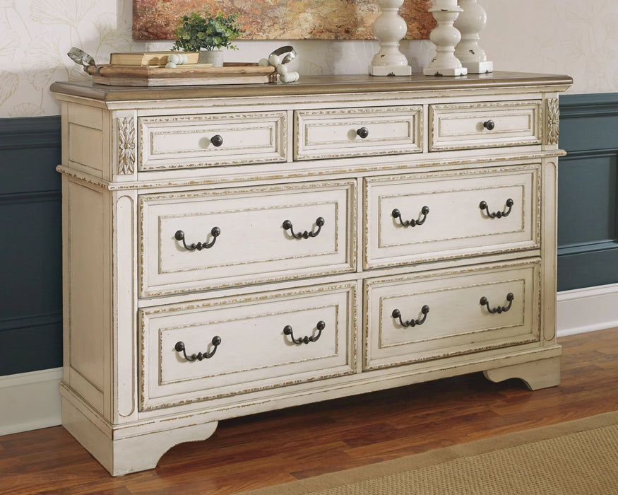As-Is Realyn - Dresser White Dressers 7 Drawers