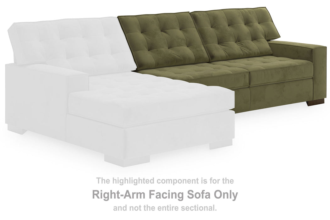 Caspian-Town - RAF Sofa - Olive - Simple Home Plus