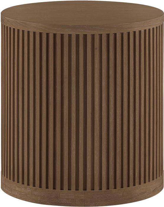 Madera - Oak Veneer And Solid Wood Table - Simple Home Plus