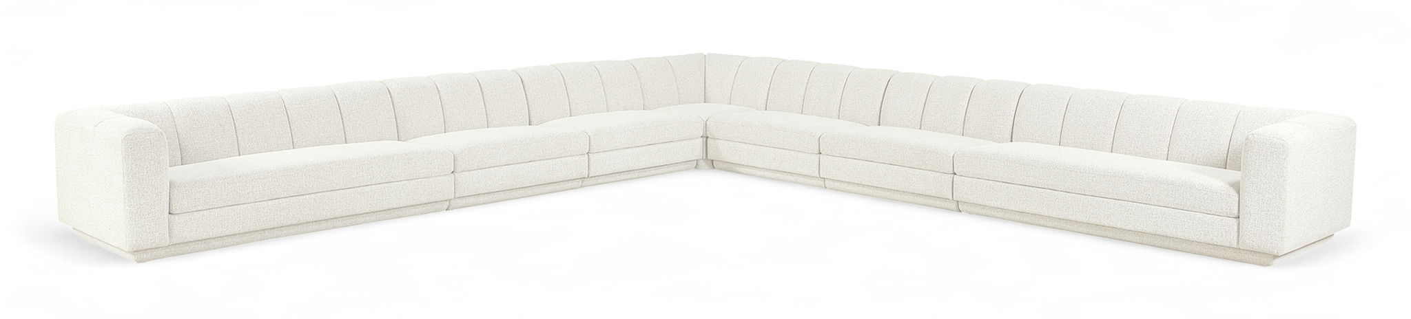 Modari - Sectional - Cream - Simple Home Plus