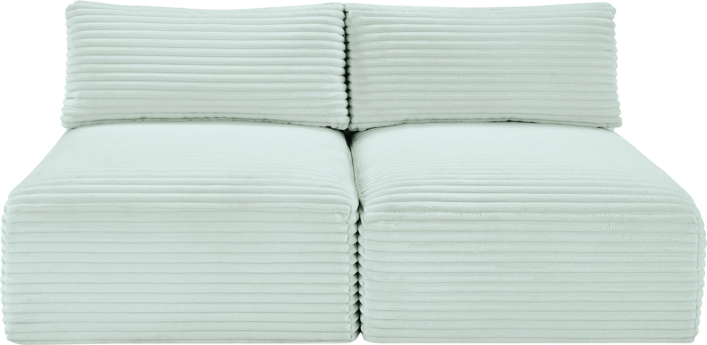 Shaggy - 2 Seat Modular Armless Sofa - Simple Home Plus