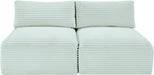 Shaggy - 2 Seat Modular Armless Sofa - Simple Home Plus