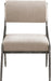 Bastille - Upholstered Dining Side Chair (Set of 2) - Silver Frame - Simple Home Plus