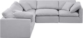 Indulge - Linen 5 Piece Modular Corner Sectional - Simple Home Plus