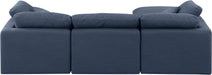 Indulge - Linen 4 Piece Modular Sectional With Chaise - Simple Home Plus