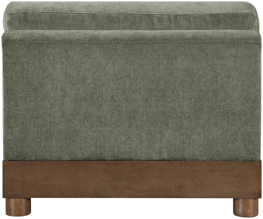 Turin - Chenille Fabric Upholstered Modular Armless Chair - Simple Home Plus
