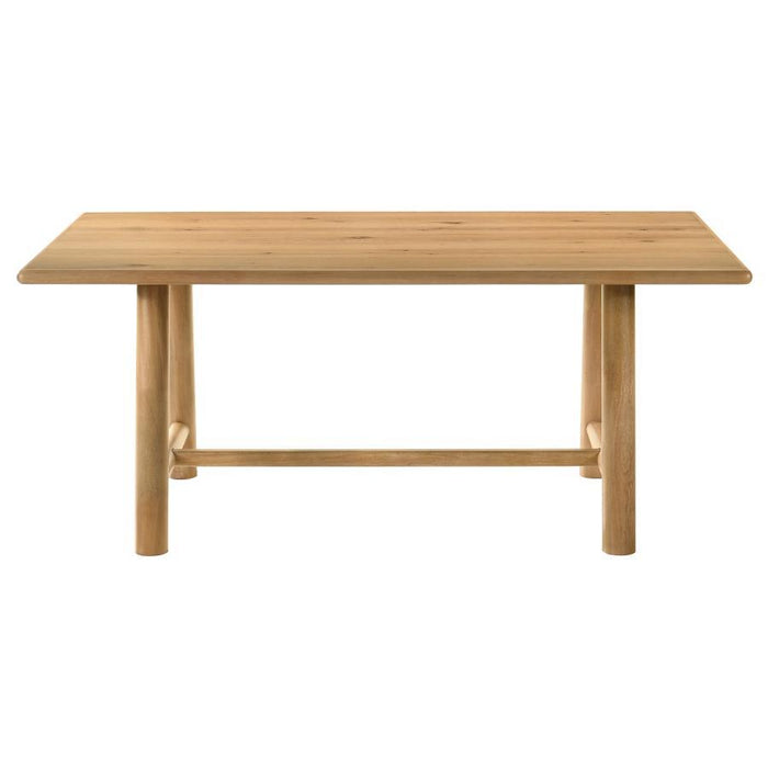 Duncan - 71" Rectangular Wood Dining Room Table - Washed Oak - Simple Home Plus