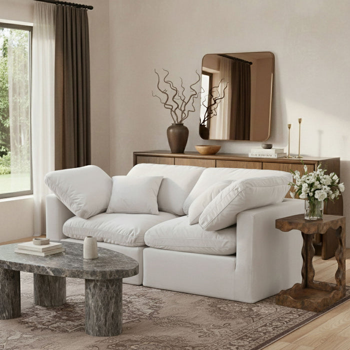 Indulge - Velvet 2 Seat Modular Sofa - Simple Home Plus
