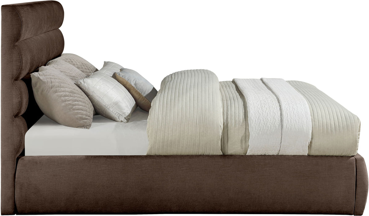 Adam - Chenille Fabric Bed With 52" Headboard - Simple Home Plus