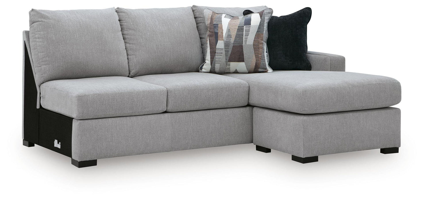 Lakepoint - RAF Sofa Chaise - Nickel - Simple Home Plus