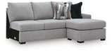 Lakepoint - RAF Sofa Chaise - Nickel - Simple Home Plus