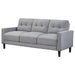 Bowen - Upholstered Track Arm Tufted Sofa - Simple Home Plus