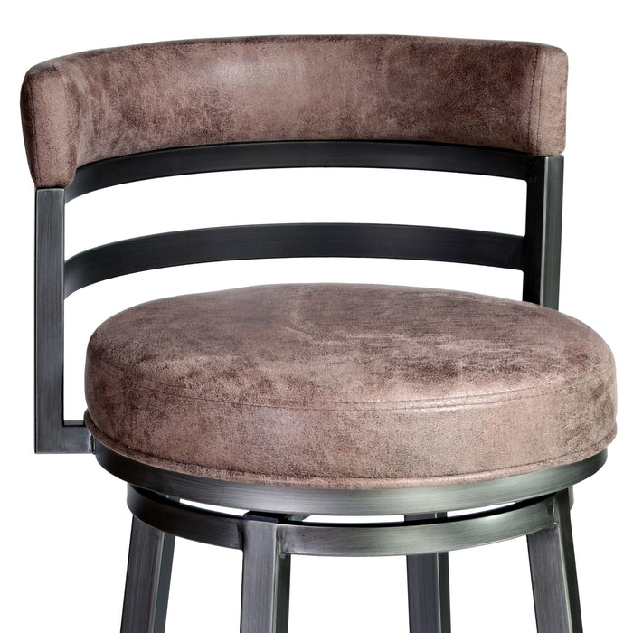 Madrid - Swivel Bar Stool - Mineral - Simple Home Plus