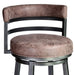 Madrid - Swivel Bar Stool - Mineral - Simple Home Plus