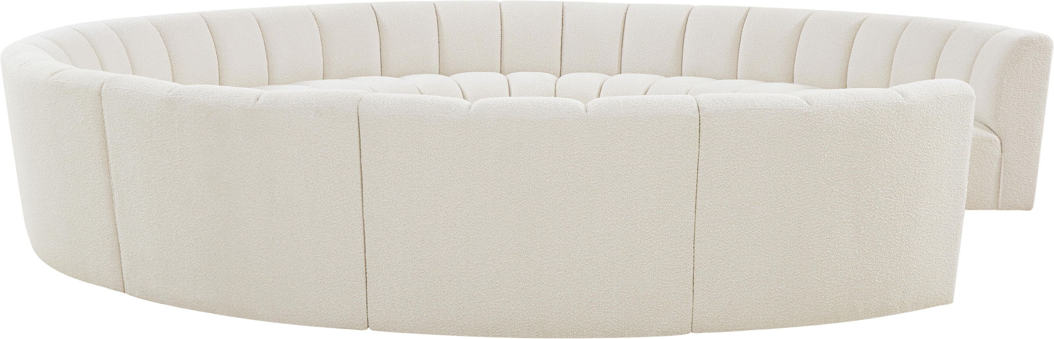 Infinity - 11 Piece Boucle Modular Sectional - Simple Home Plus