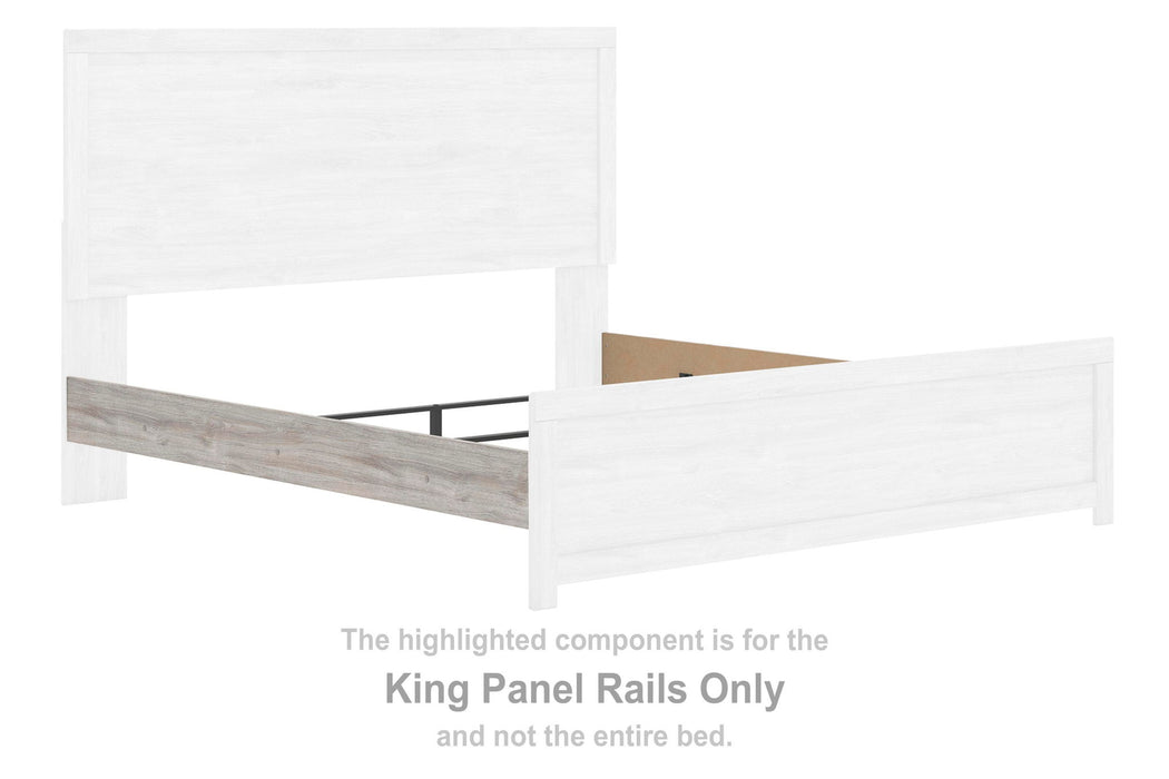 Broachmyn - King Panel Rails - Gray - Simple Home Plus