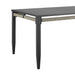 Zella - Rectangular Dining Table - Charcoal / Light Gray - Simple Home Plus