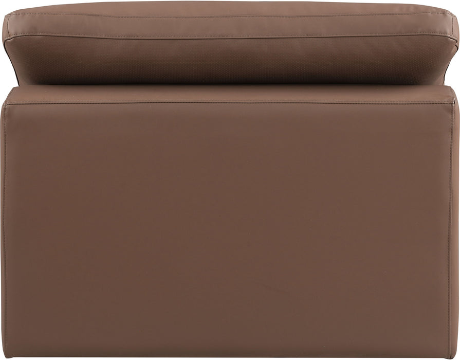 Comfy - Faux Leather Armless Chair - Simple Home Plus
