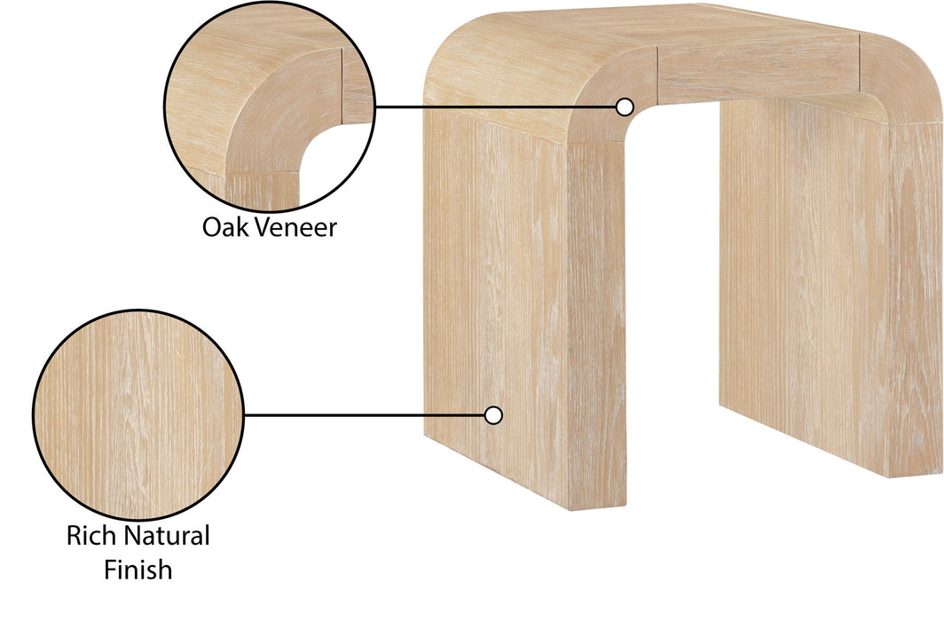 Toulon - Oak Veneer End Table - Simple Home Plus