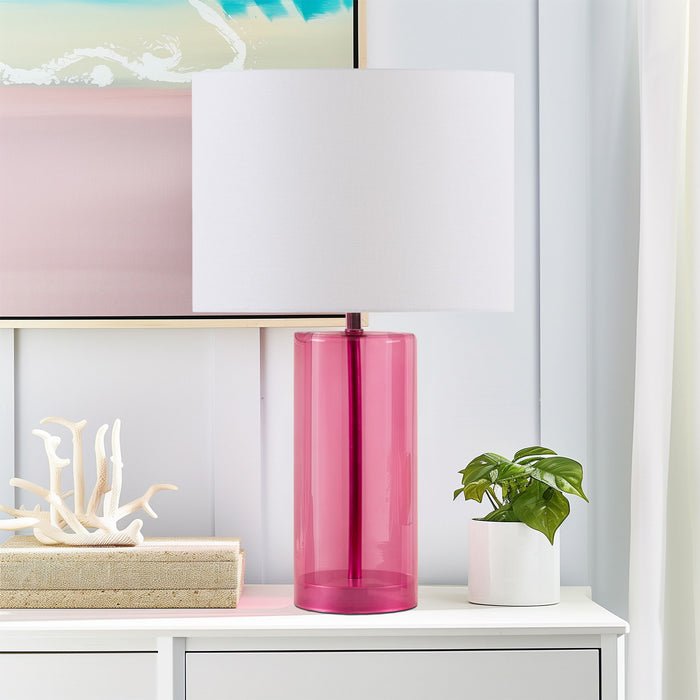 Neonova - Glass Table Lamp - Pink - Simple Home Plus