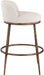 Ferro - Performance Fabric Upholstered Bar Stool - Antique Bronze - Simple Home Plus