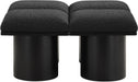 Pavilion - 4 Piece Modular Bench With Black Base - Simple Home Plus