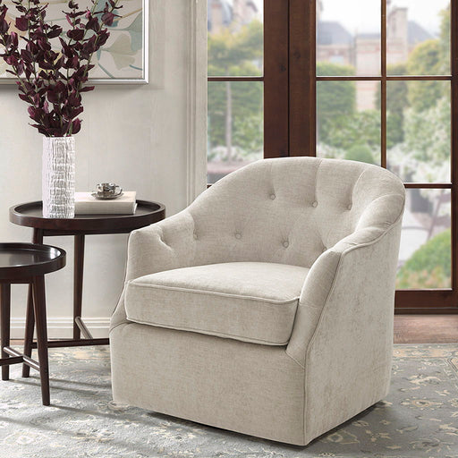 Calvin - Swivel Chair - Natural - Simple Home Plus