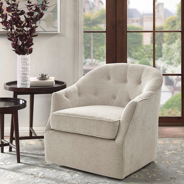Calvin - Swivel Chair - Natural - Simple Home Plus