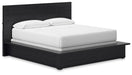 Londer - Black - California King Panel Bed - Simple Home Plus