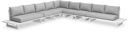 Maldives - 7 Piece Water Resistant Outdoor Patio Modular Sectional With White Base - Simple Home Plus