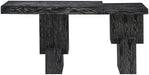 Anzio - Oak Veneer And Solid Wood Console Table - Simple Home Plus