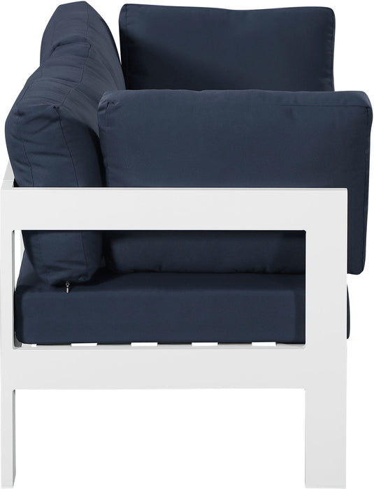 Nizuc - Outdoor Patio 2 Seat Modular Sofa With White Frame - Simple Home Plus
