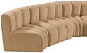 Arc - Velvet Modular U-Shaped Sectional - Simple Home Plus