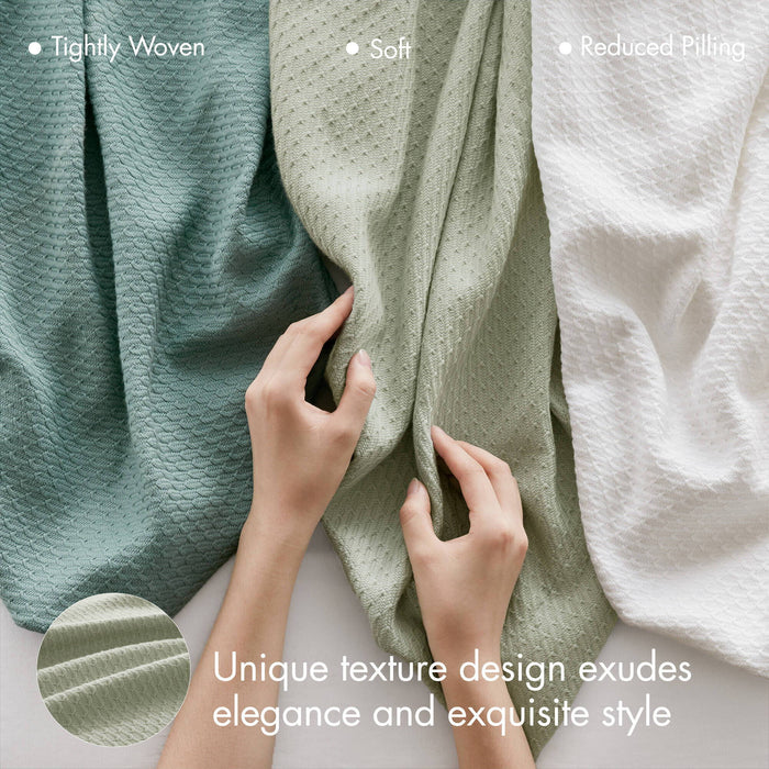 Egyptian Cotton - King Blanket - Sage Green - Simple Home Plus